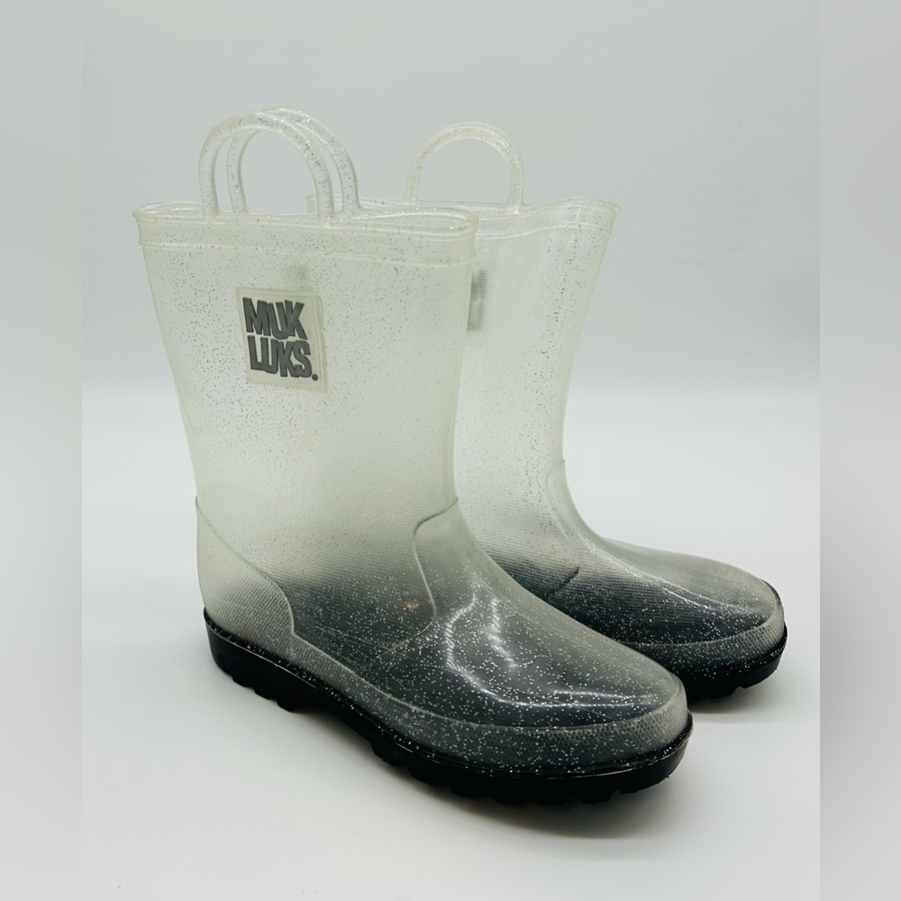 Children’s Rain Boots. Muk Luks size 13 Molly Clear Rain Boot